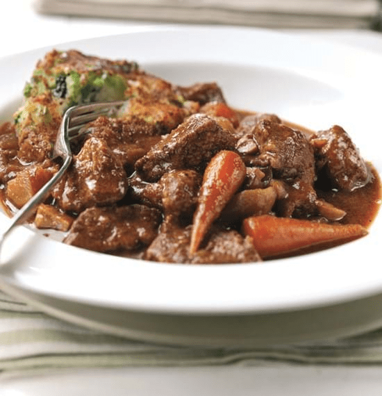 Beef, ale and turnip stew