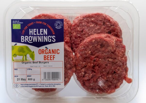 Organic Beef Burgers
