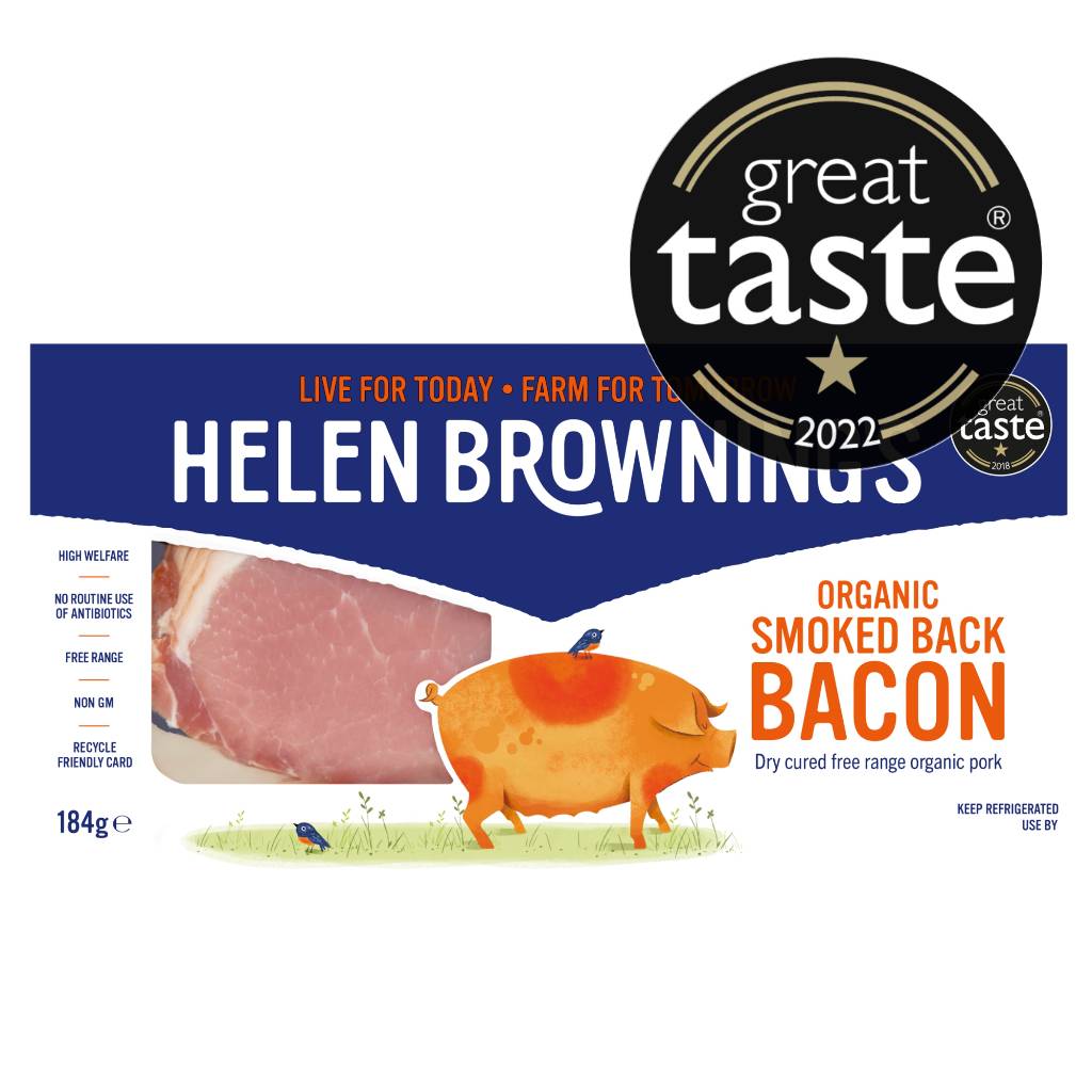 Organic Smoked Back Bacon - Helen Browning's Shop