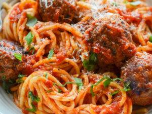 Beef-meatball-spaghetti