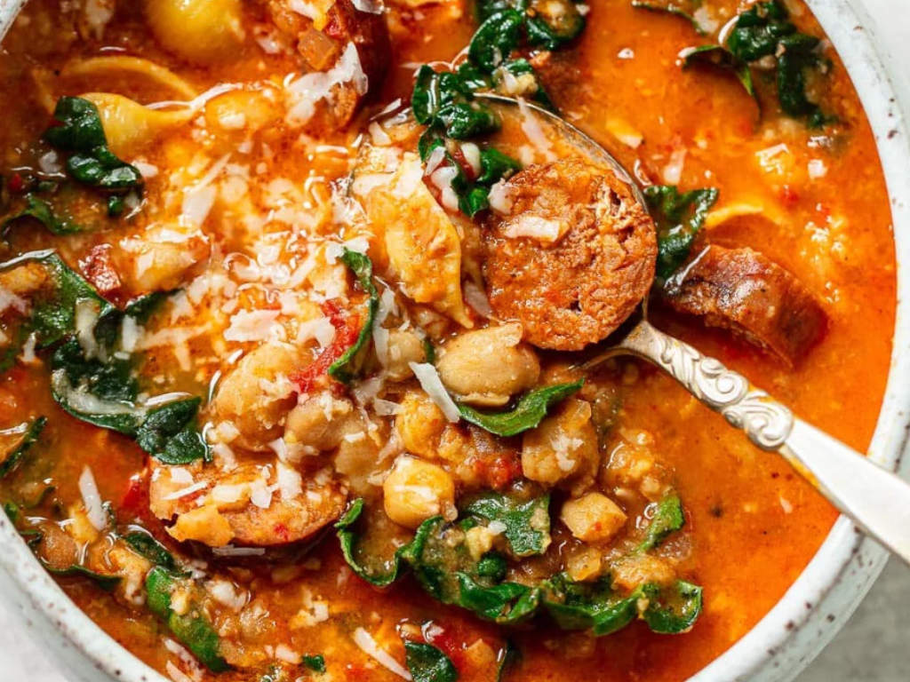 Chorizo and chickpea stew