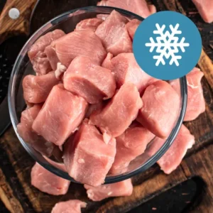 Diced pork frozen