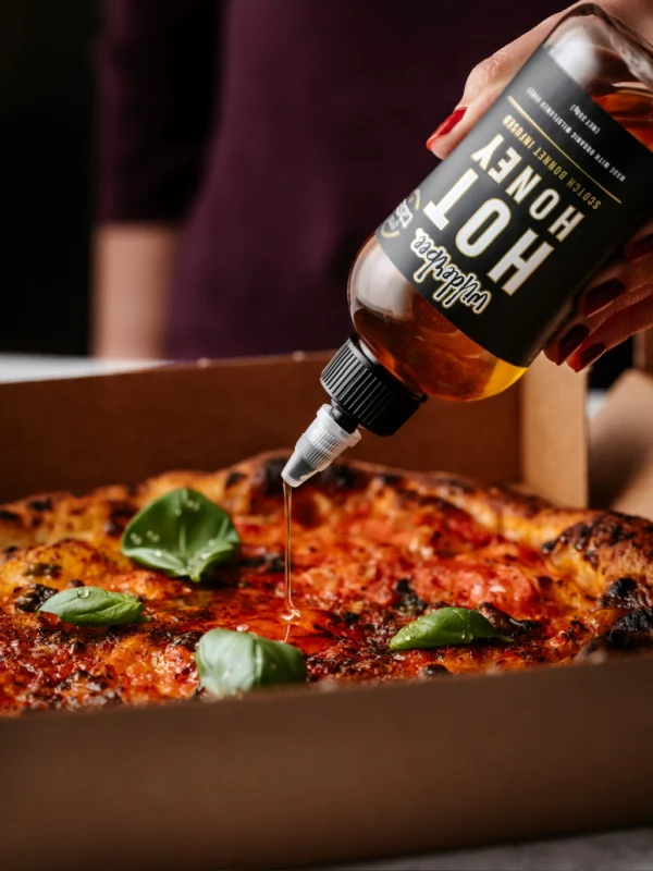 Hot honey with scotch bonnet