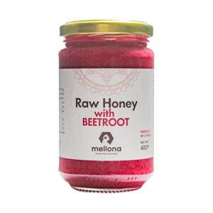 Mellona Raw Honey with Beetroot
