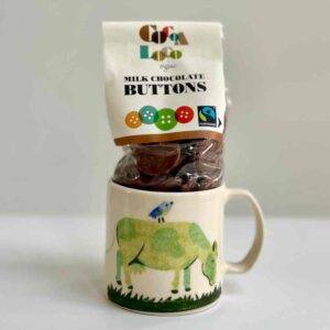 Organic Choc & Cup Gift Set