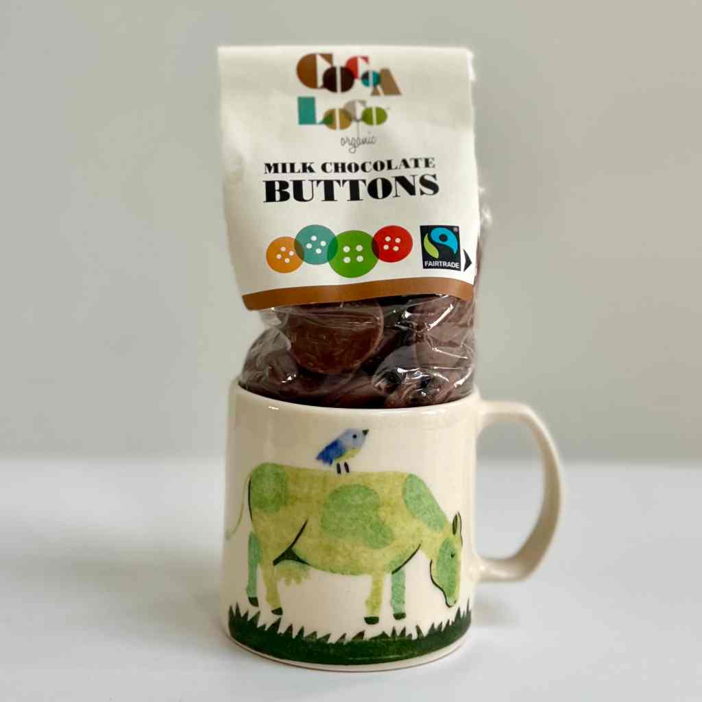 Organic Choc & Cup Gift Set