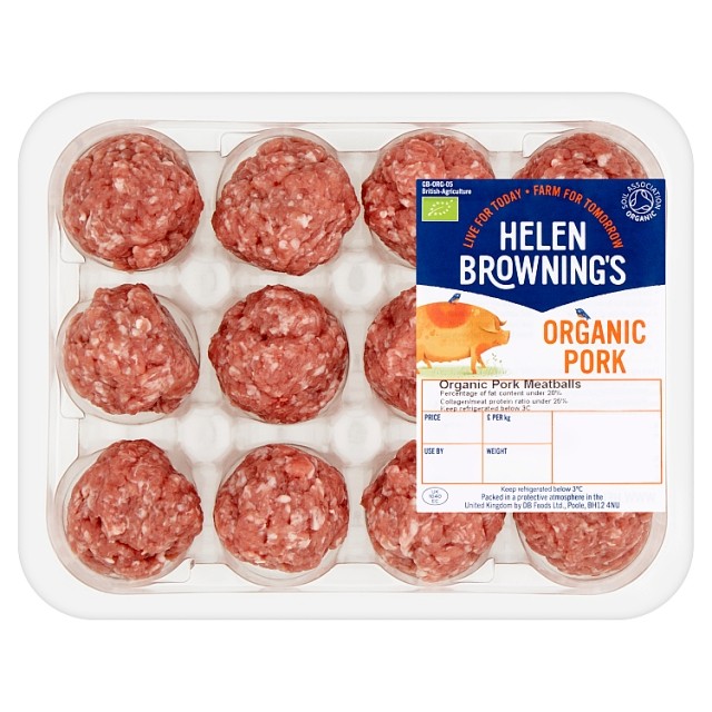 organic meat balls