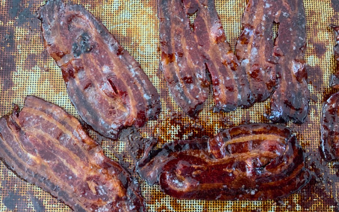 Spiced Rum Candied Bacon