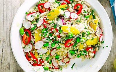 Crunchy bulgar salad