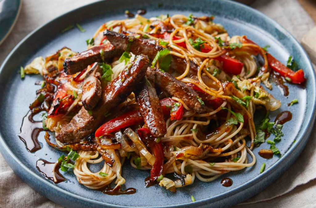 Mary Berry’s beef and pepper stir-fry