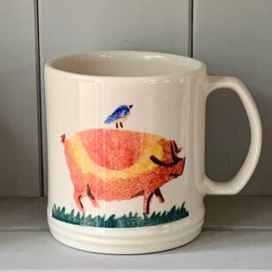 Helen Browning Pig Mug