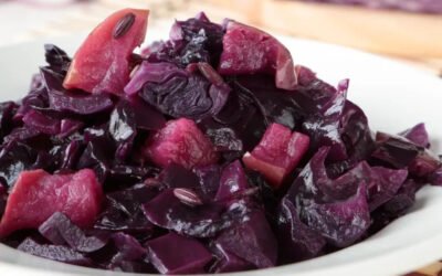 Jamie Oliver’s Chorizo & Pear Red Cabbage