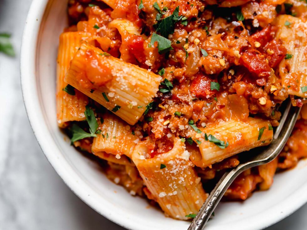 Spicy Sausage Ragu Helen Browning's Organics