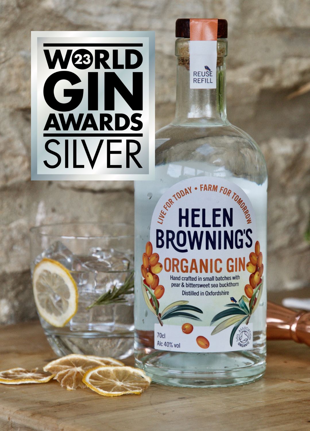 Silver Award for gin