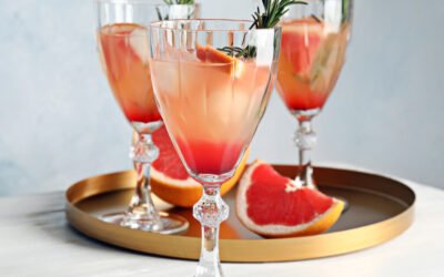 Pink Grapefruit Gin Fizz