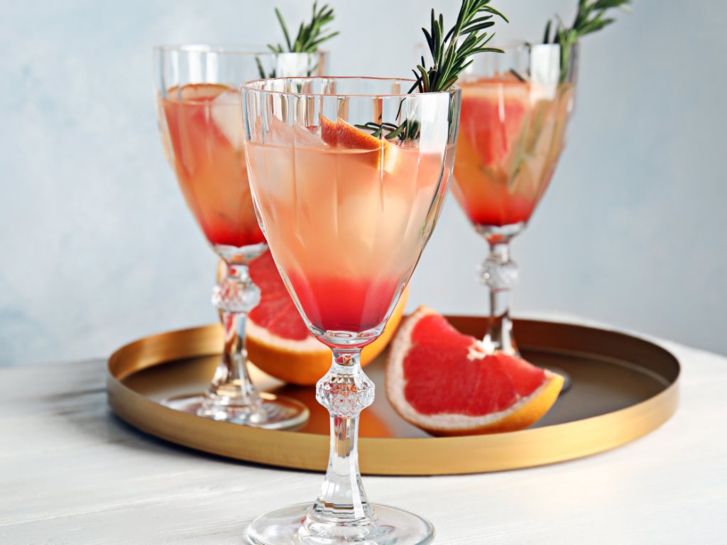 Pink Grapefruit Gin Fizz Helen Browning's Organics
