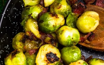 Brussel sprouts with bacon & chestnuts