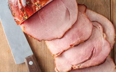 Slow cooker gammon with a ginger glaze