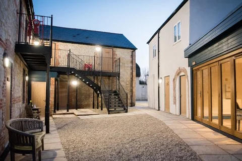 The Wallow and courtyard